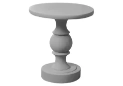 Table d'appoint intérieur ou extérieur 25"h - Monarch