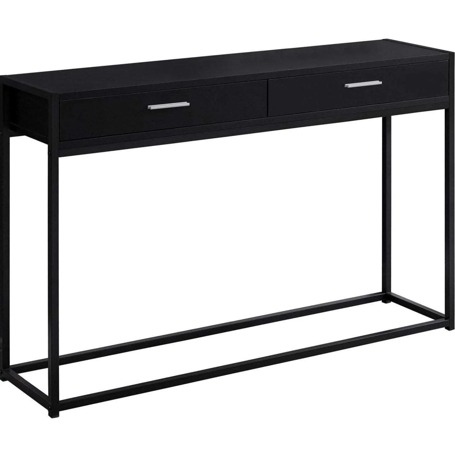 Table d'appoint - 48"L, console d'entrée noir - Monarch