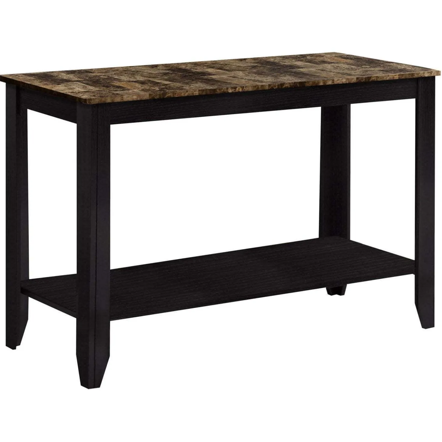 Table d'appoint - 44"L, espresso dessus marbre - Monarch