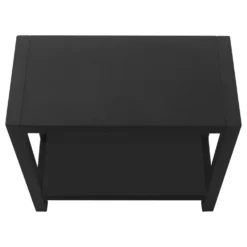 Table d'appoint - 2 niveaux, 1 tablette, panneaux épais, rectangulaire - 2 - Monarch