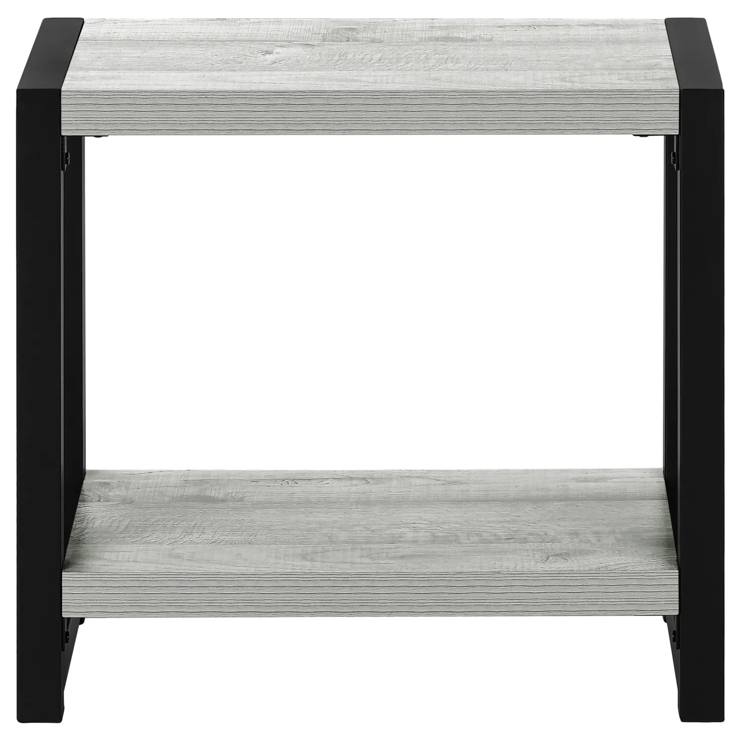 Table d'appoint - 2 niveaux, 1 tablette, panneaux épais, rectangulaire - 2 - Monarch