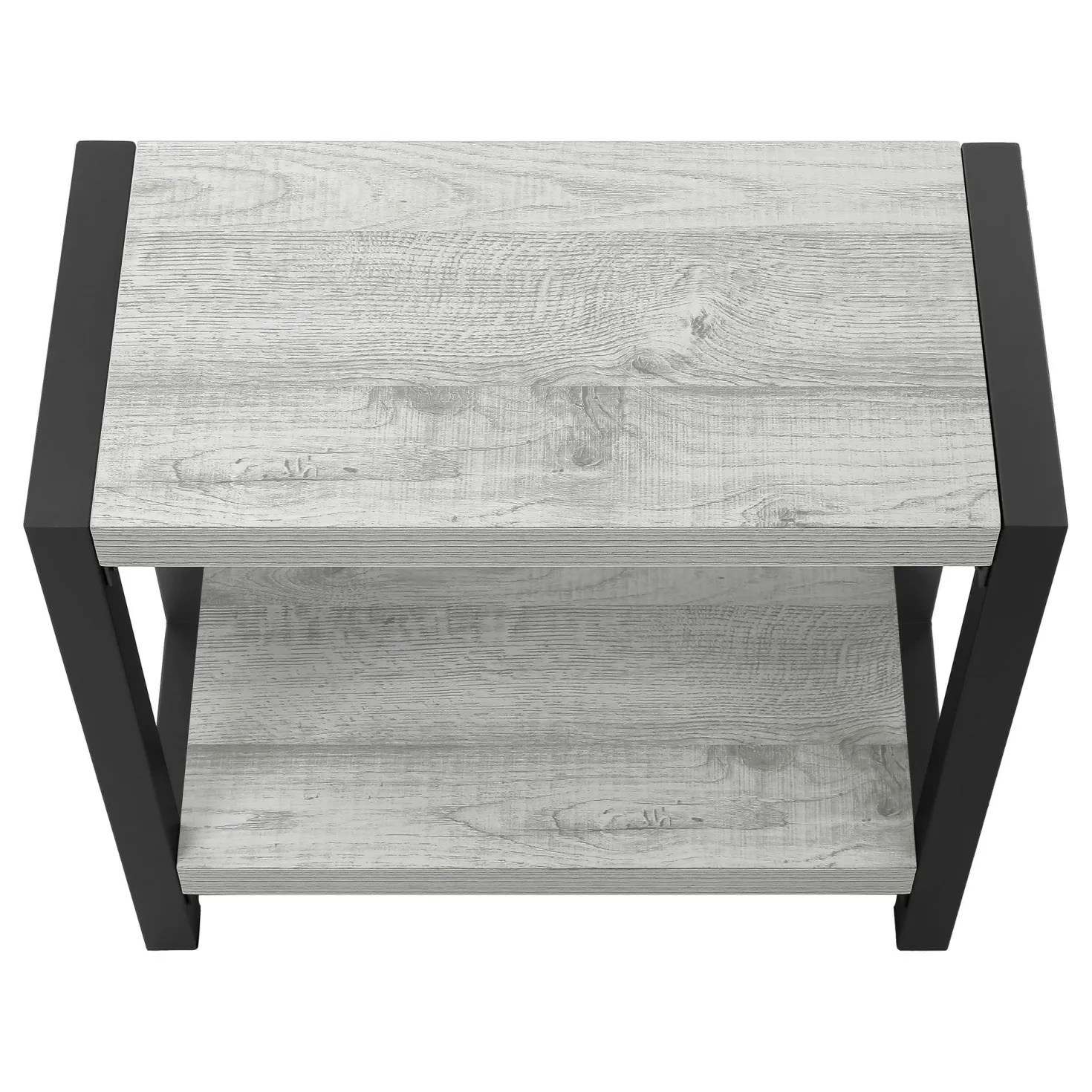 Table d'appoint - 2 niveaux, 1 tablette, panneaux épais, rectangulaire - 2 - Monarch