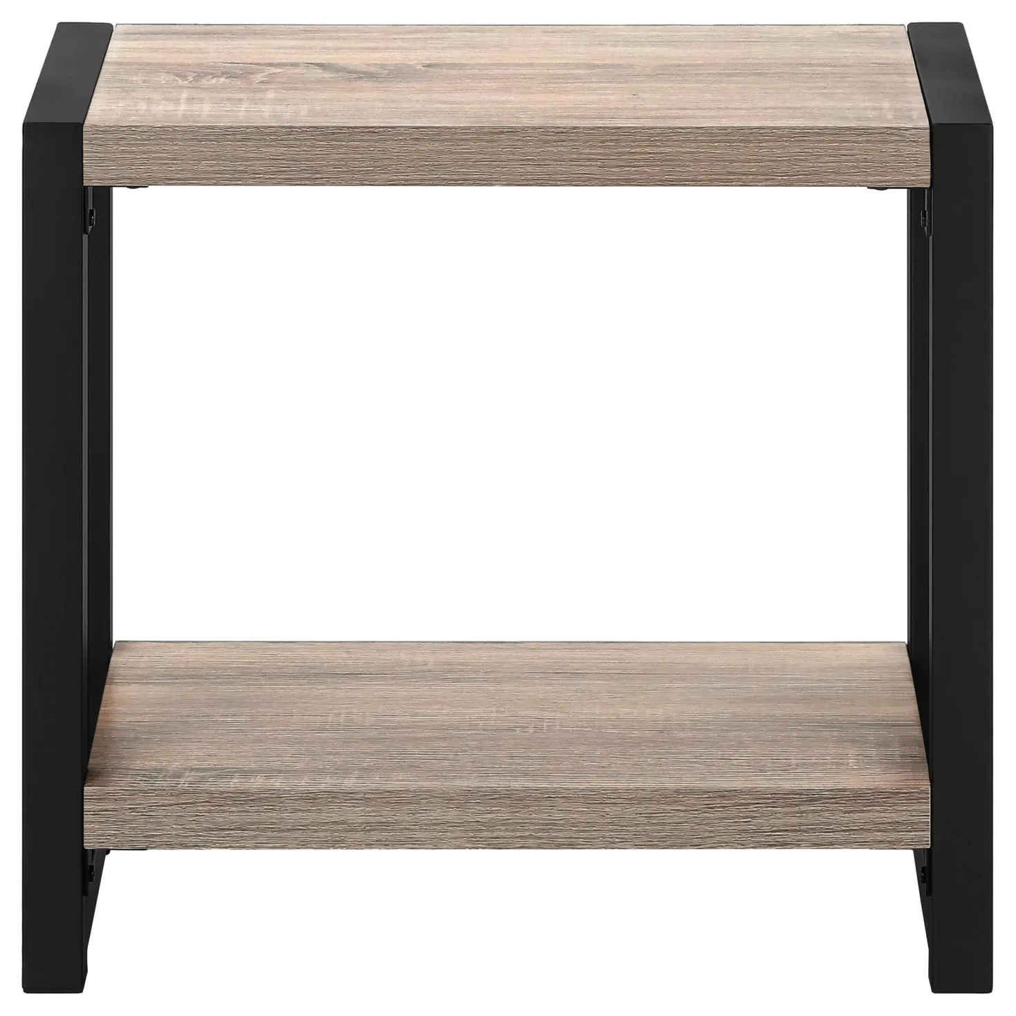Table d'appoint - 2 niveaux, 1 tablette, panneaux épais, rectangulaire - 2 - Monarch