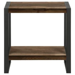 Table d'appoint - 2 niveaux, 1 tablette, rectangulaire - 24