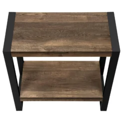 Table d'appoint - 2 niveaux, 1 tablette, rectangulaire - 24