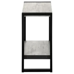 Table d'appoint - 2 niveaux, 1 tablette, rectangulaire - 24