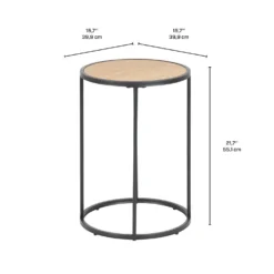 Table d'appoint ronde