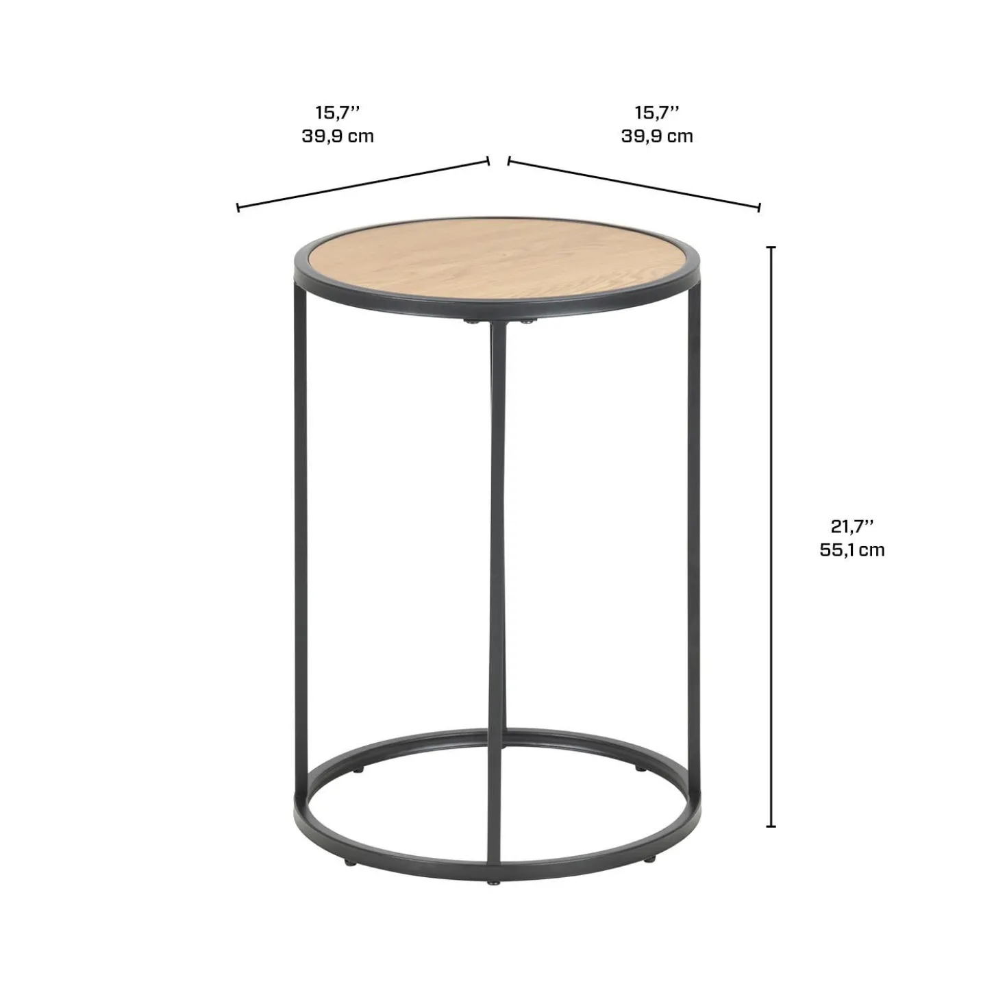 Table d'appoint ronde