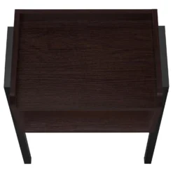 Table d'appoint, table de nuit - dessus de style plateau, 1 compartiment de - Monarch