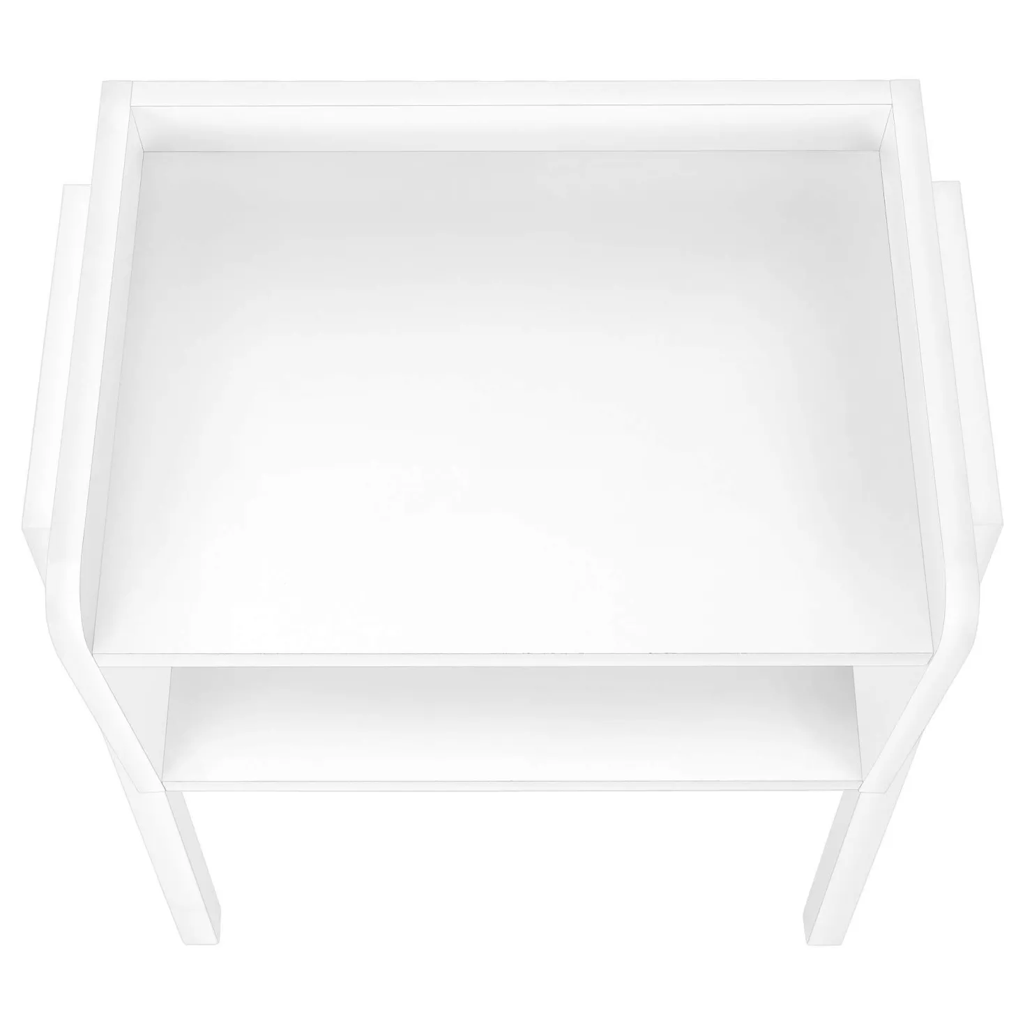Table d'appoint, table de nuit - dessus de style plateau, 1 compartiment de - Monarch