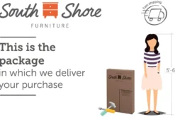 Table de chevet 2 tiroirs - South Shore