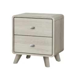 Table de nuit avec rangement 2 tiroirs - Monarch