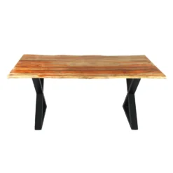 Table à manger en bois de sheesham gris - 67