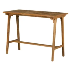 Table à manger extérieur en bois massif 54"