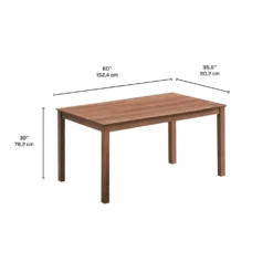 Table à manger rectangulaire 60