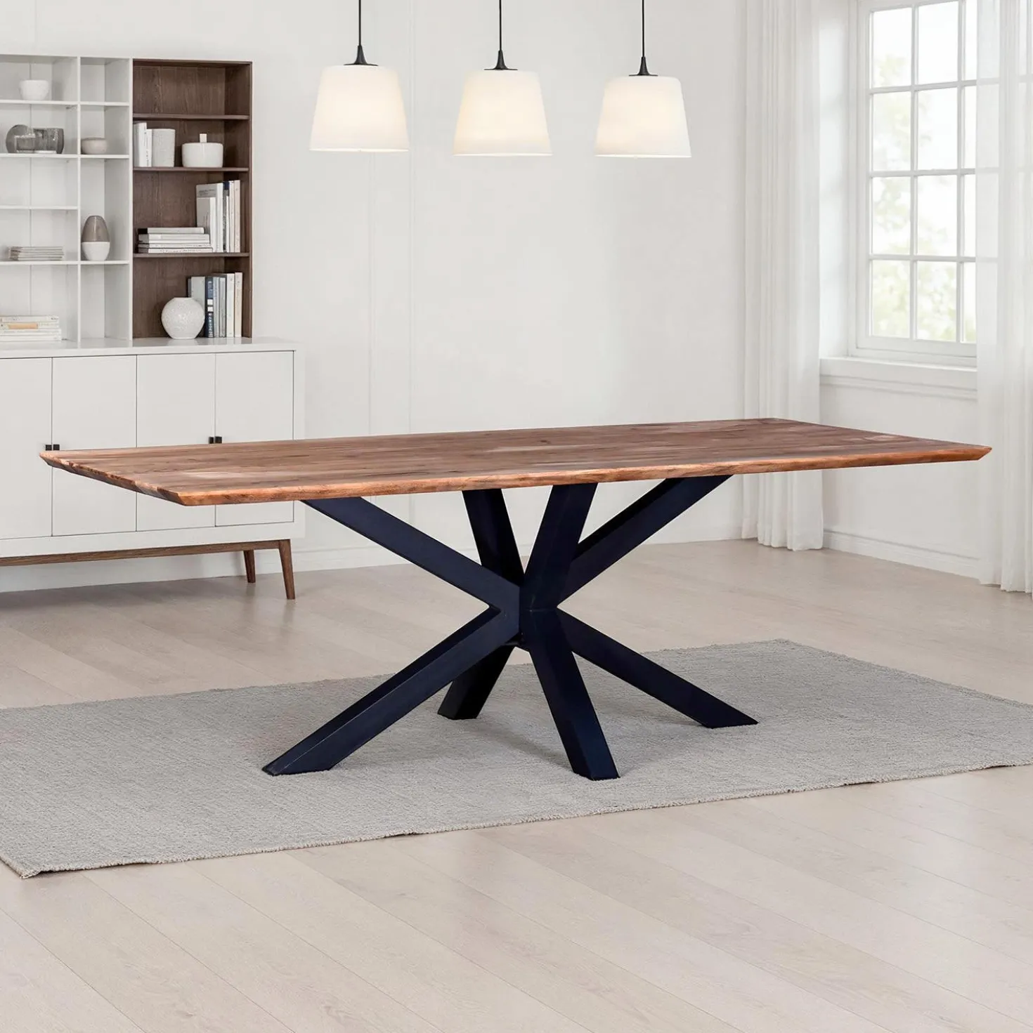 Table à manger rectangulaire - 87"