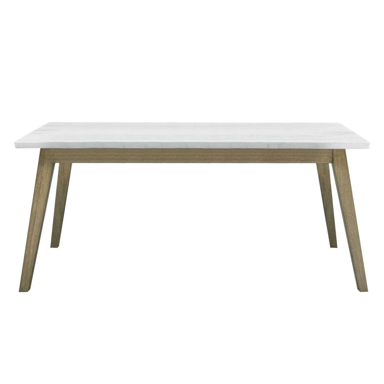 Table à manger rectangulaire avec plateau en marbre 72"