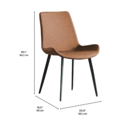 Table à manger rectangulaire en bois massif, 4 chaises et banc - 67