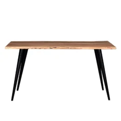 Table à manger rectangulaire en bois massif 58
