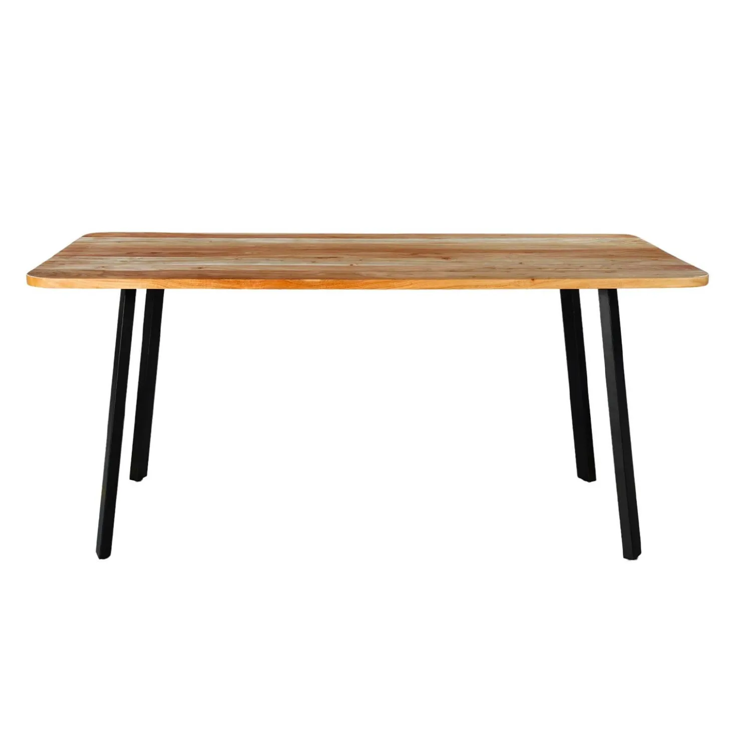 Table à manger rectangulaire en bois massif - 67"