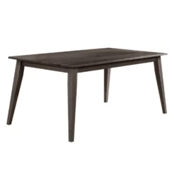 Table à manger rectangulaire en bois massif 70" - ardoise