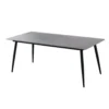 Table à manger rectangulaire en pierre sintérisée 59"