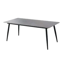 Table à manger rectangulaire en pierre sintérisée 59"