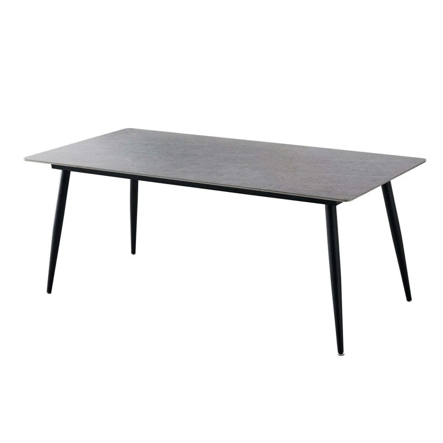 Table à manger rectangulaire en pierre sintérisée 59"