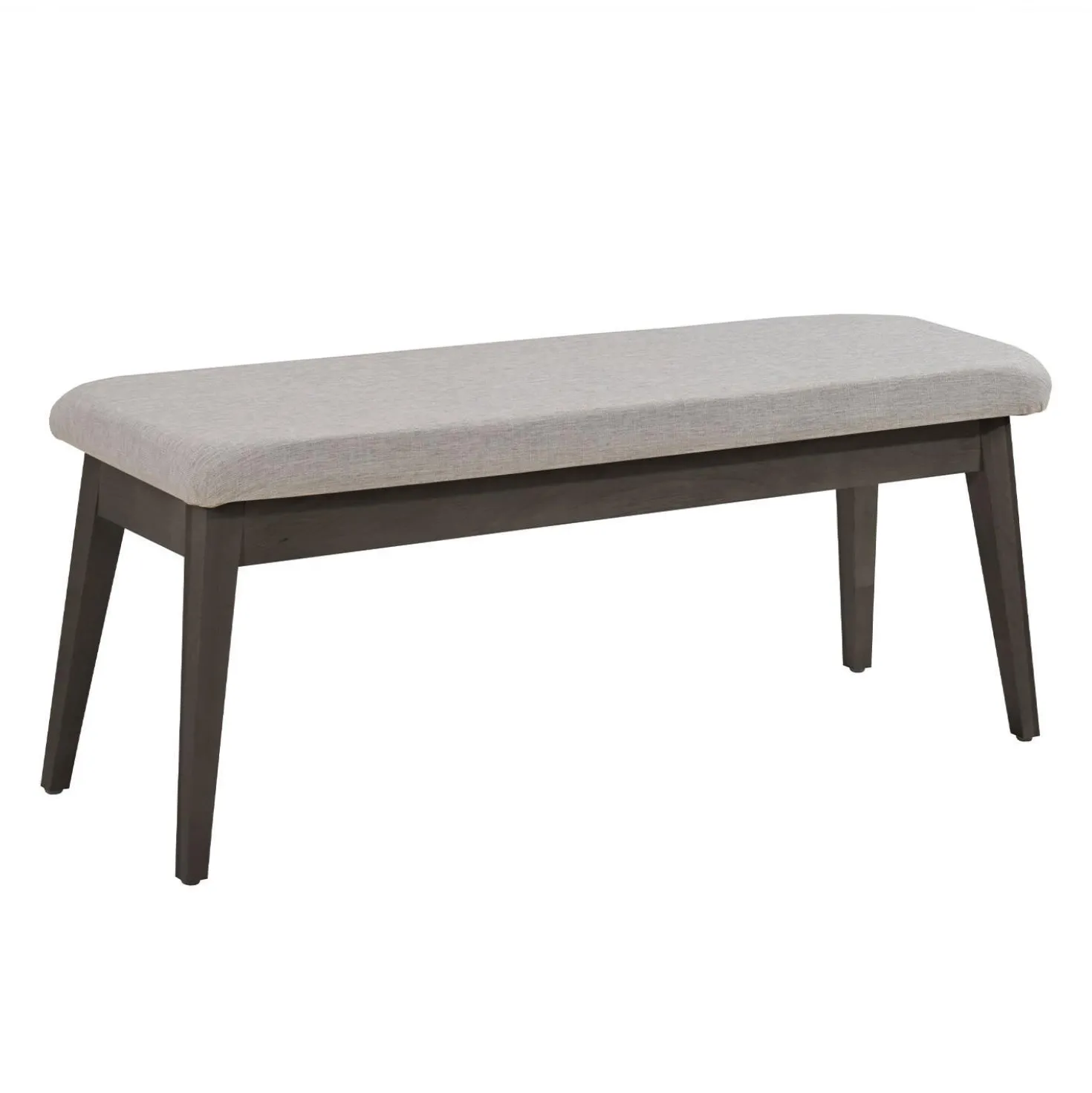Table à manger rectangulaire extensible (48" à 60") avec 4 chaises et banc - ardoise