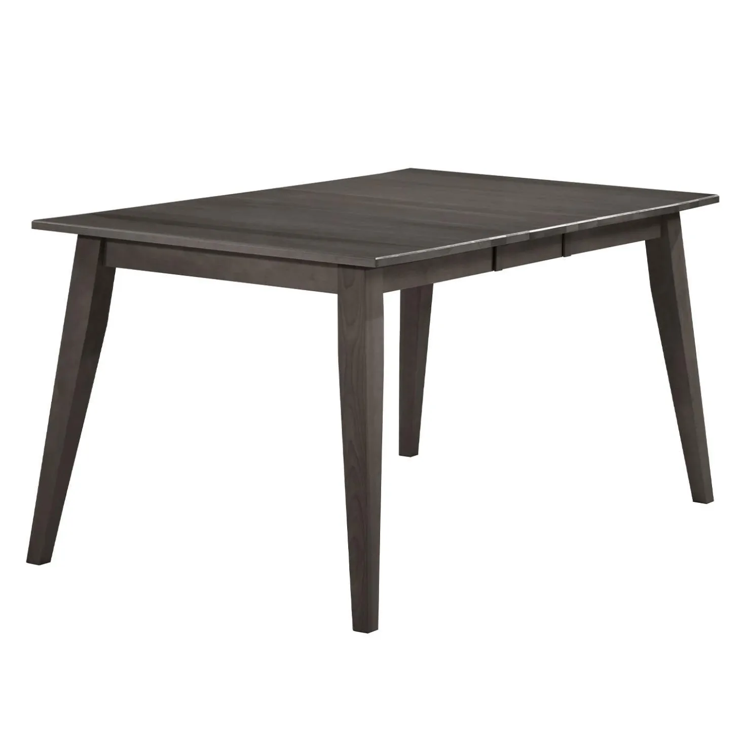 Table à manger rectangulaire extensible (54" à 70") avec 4 chaises - ardoise