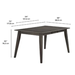 Table à manger rectangulaire extensible (54