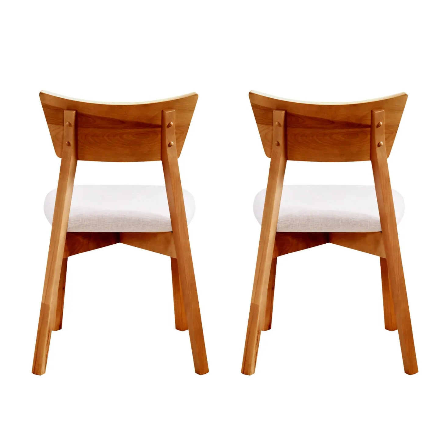 Table à manger rectangulaire extensible (54" à 70") avec 4 chaises - brun