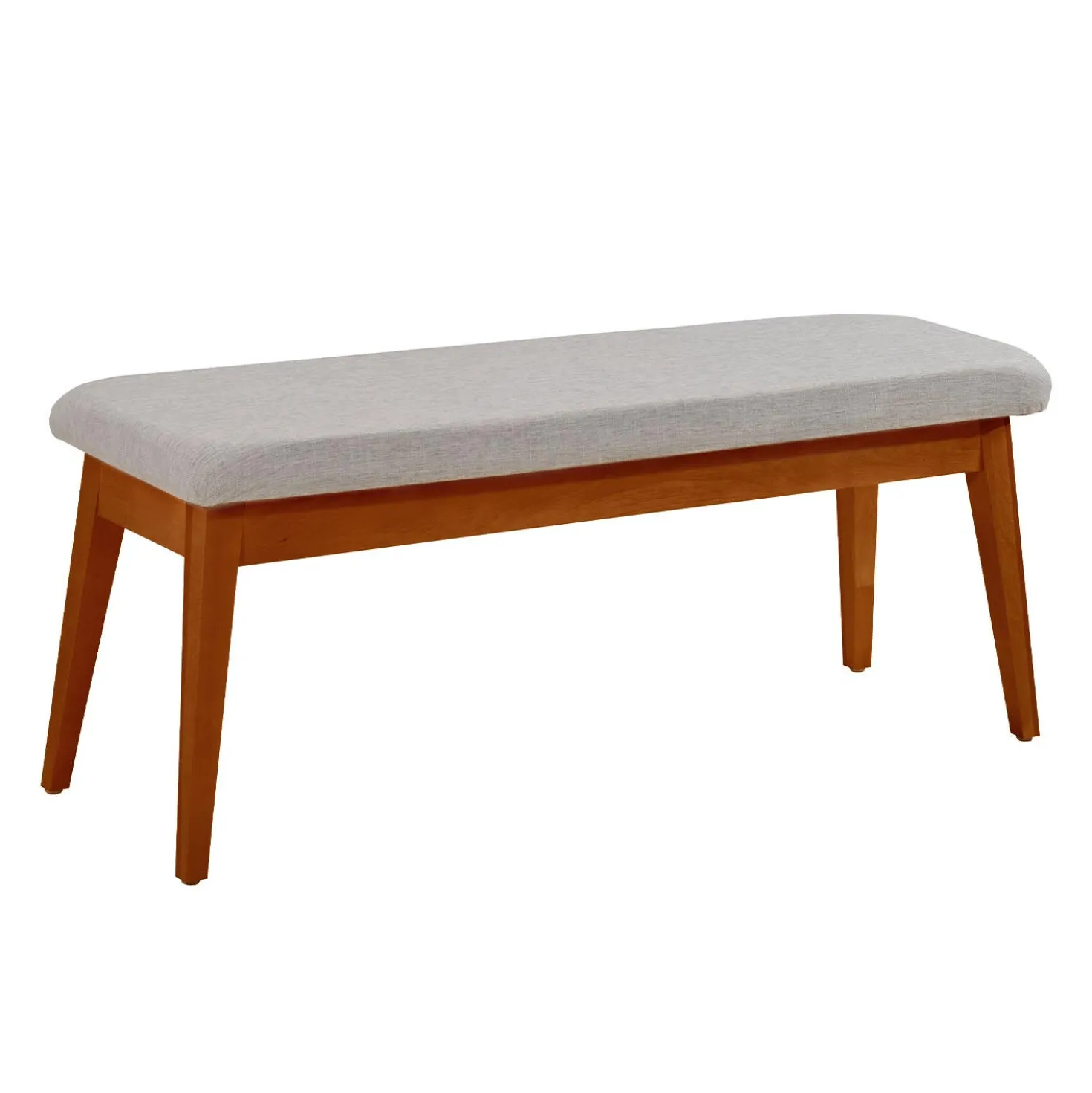 Table à manger rectangulaire extensible (54" à 70") avec 4 chaises et banc - brun