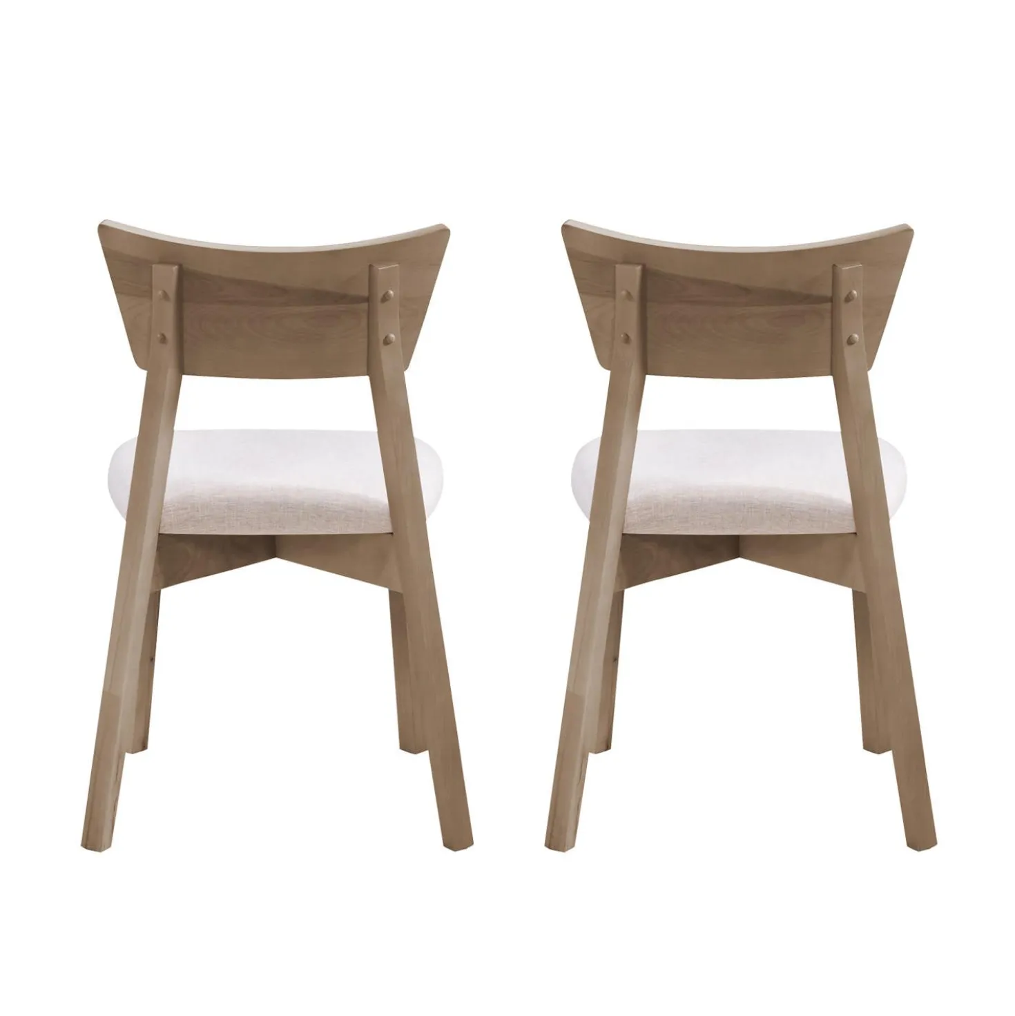 Table à manger rectangulaire extensible (54" à 70") avec 4 chaises - gris