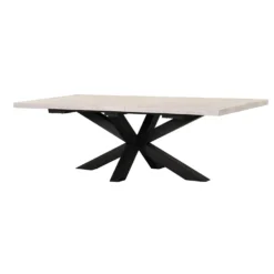 Table à manger rectangulaire extensible 72" à 90"