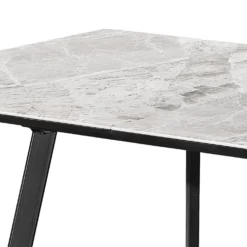 Table à manger rectangulaire extensible en pierre sintérisée 63