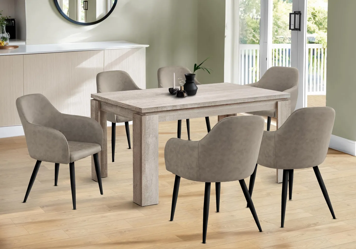 Table à manger rectangulaire 60" - Monarch