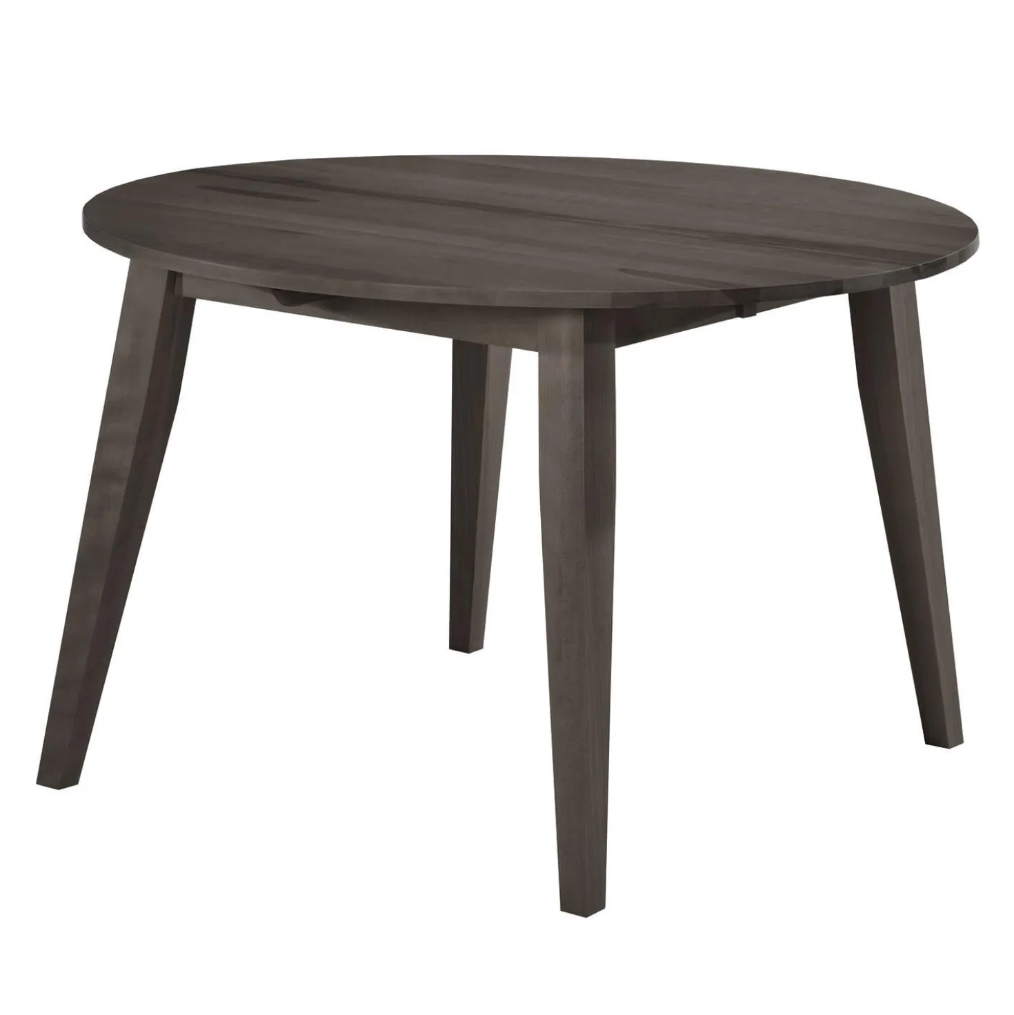 Table à manger ronde extensible (48" à 66") avec 4 chaises - ardoise