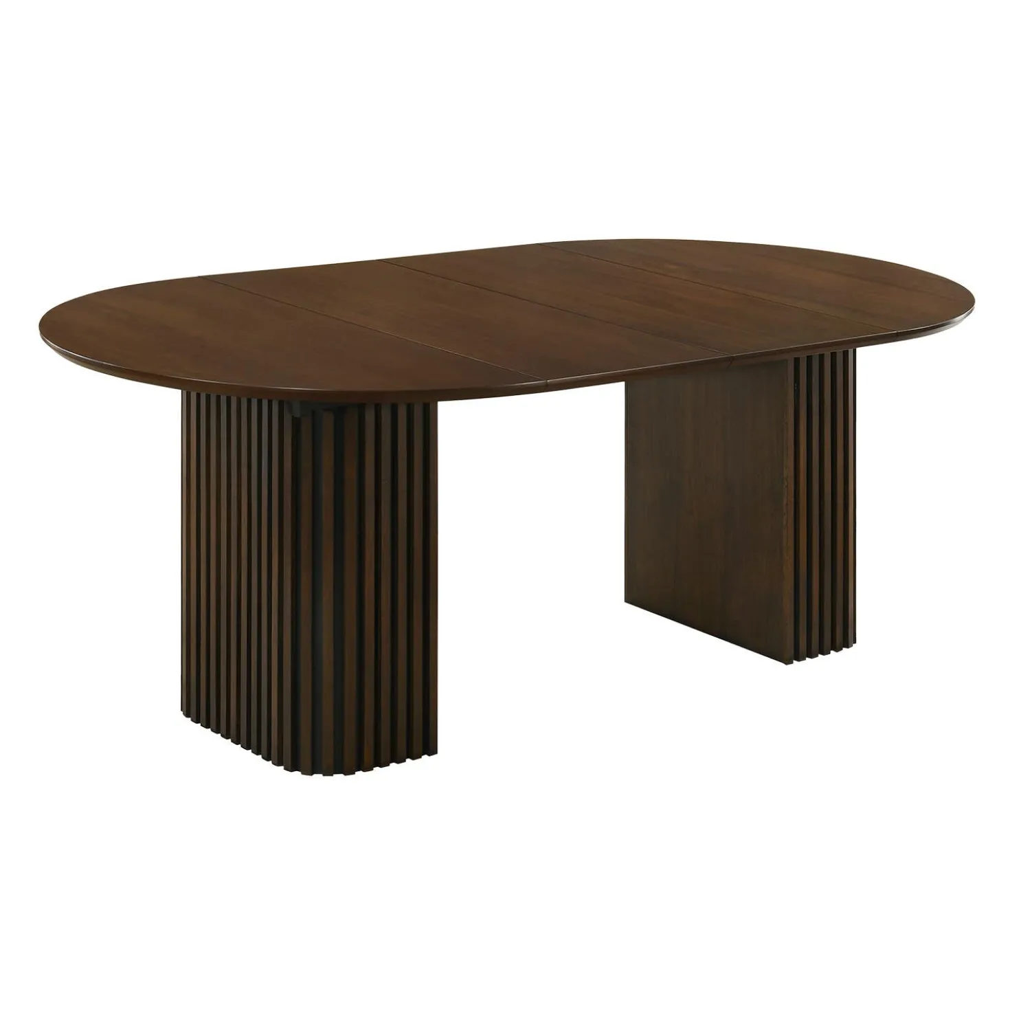Table à manger ronde extensible (48 à 83") à piédestal
