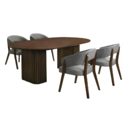 Table à manger ronde extensible (48 à 83