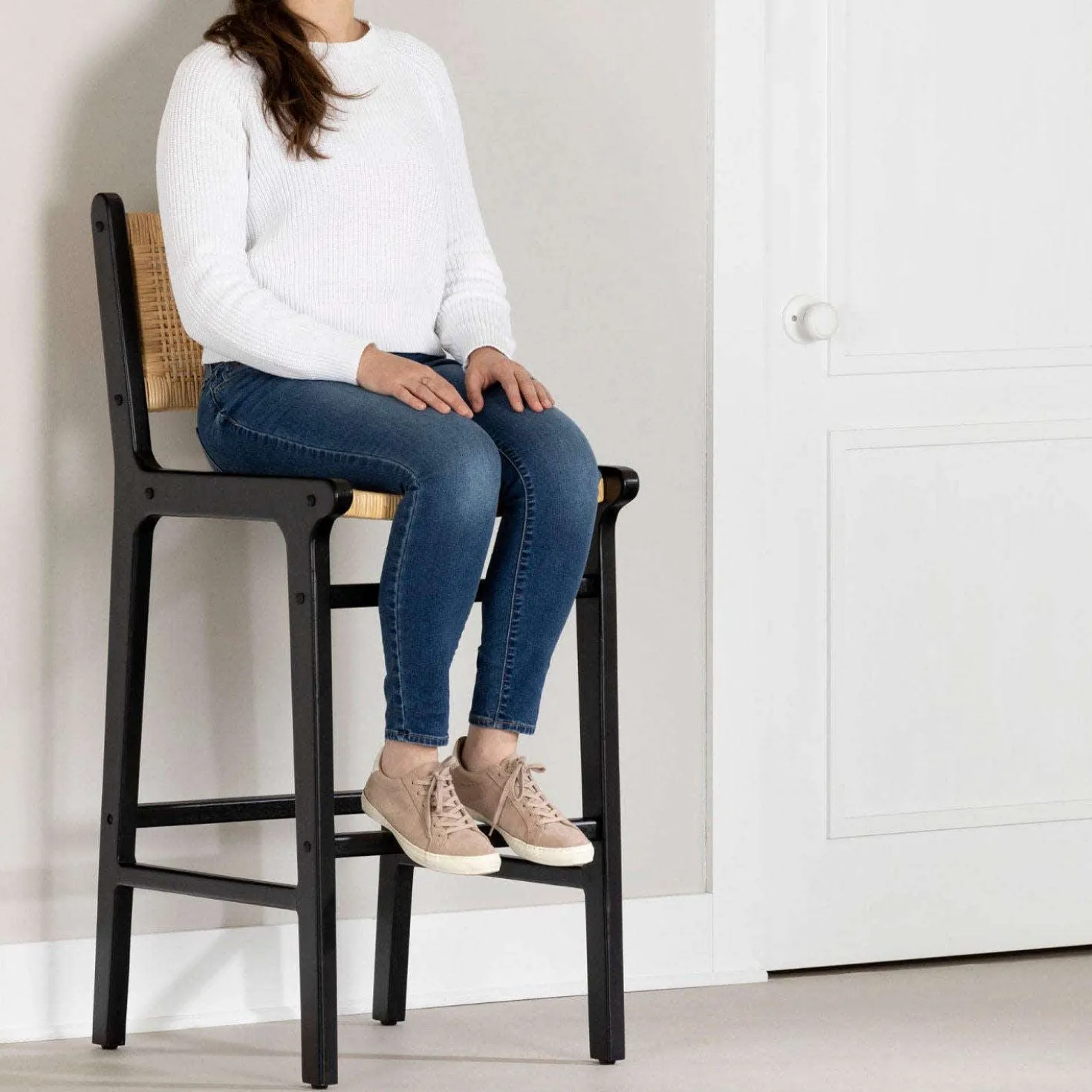 Tabouret en rotin - South Shore