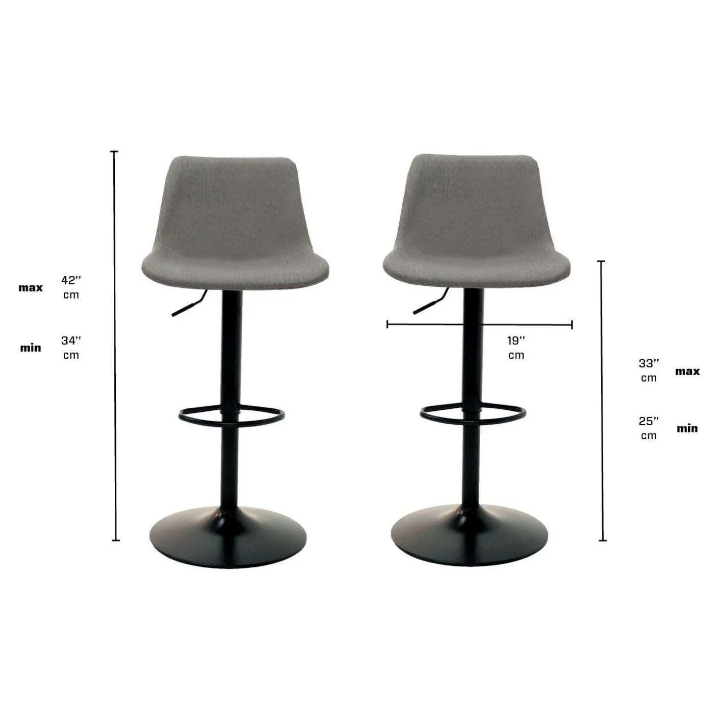 Tabourets (bte de 2)