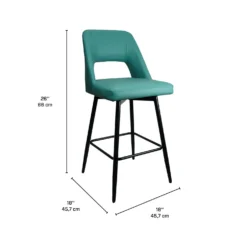 Tabourets pivotants (bte de 2)