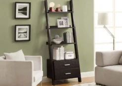 Étagère - 69"H, bibliotheque avec 2 tiroirs espresso - Monarch