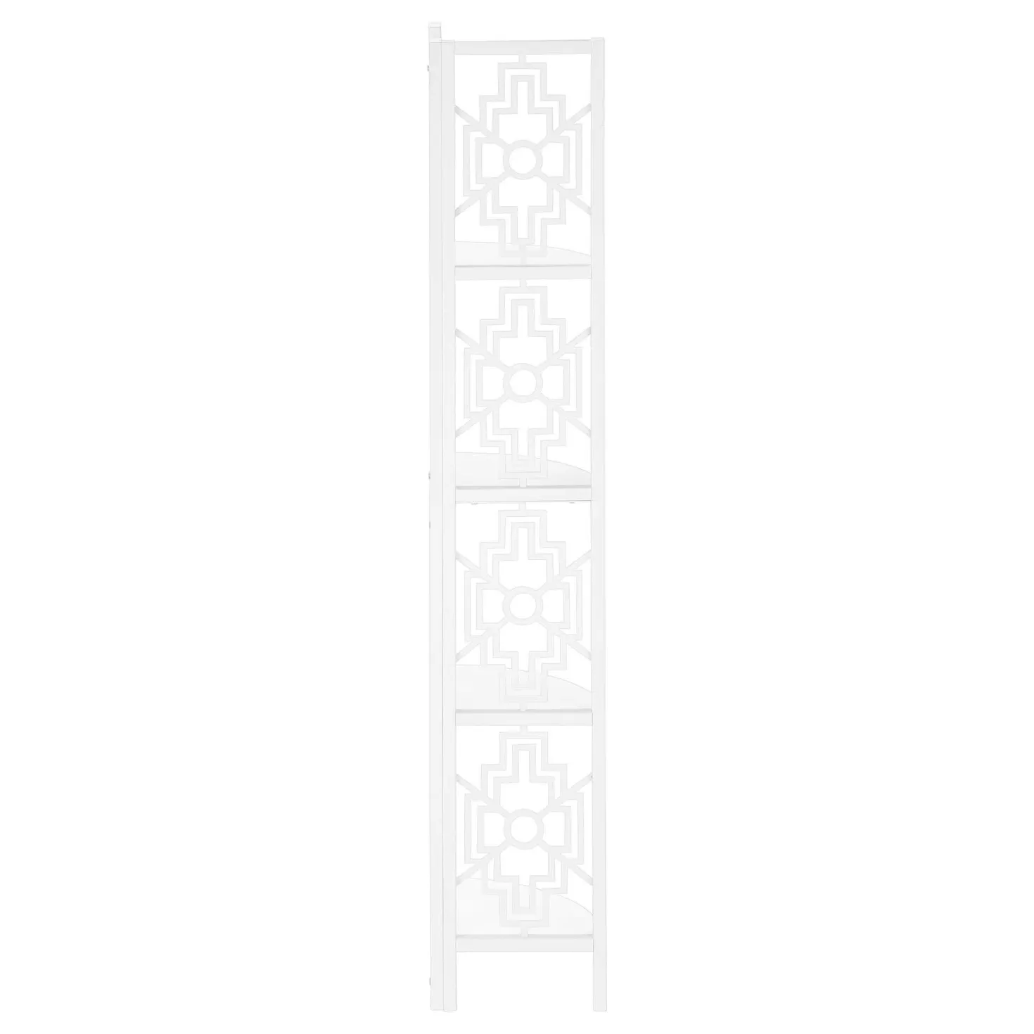 Étagère - 62"H, blanc, métal blanc en coin - Monarch