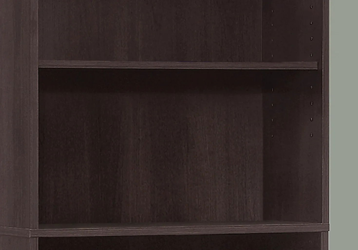 Étagère - 72"H, espresso avec 5 tablettes - Monarch