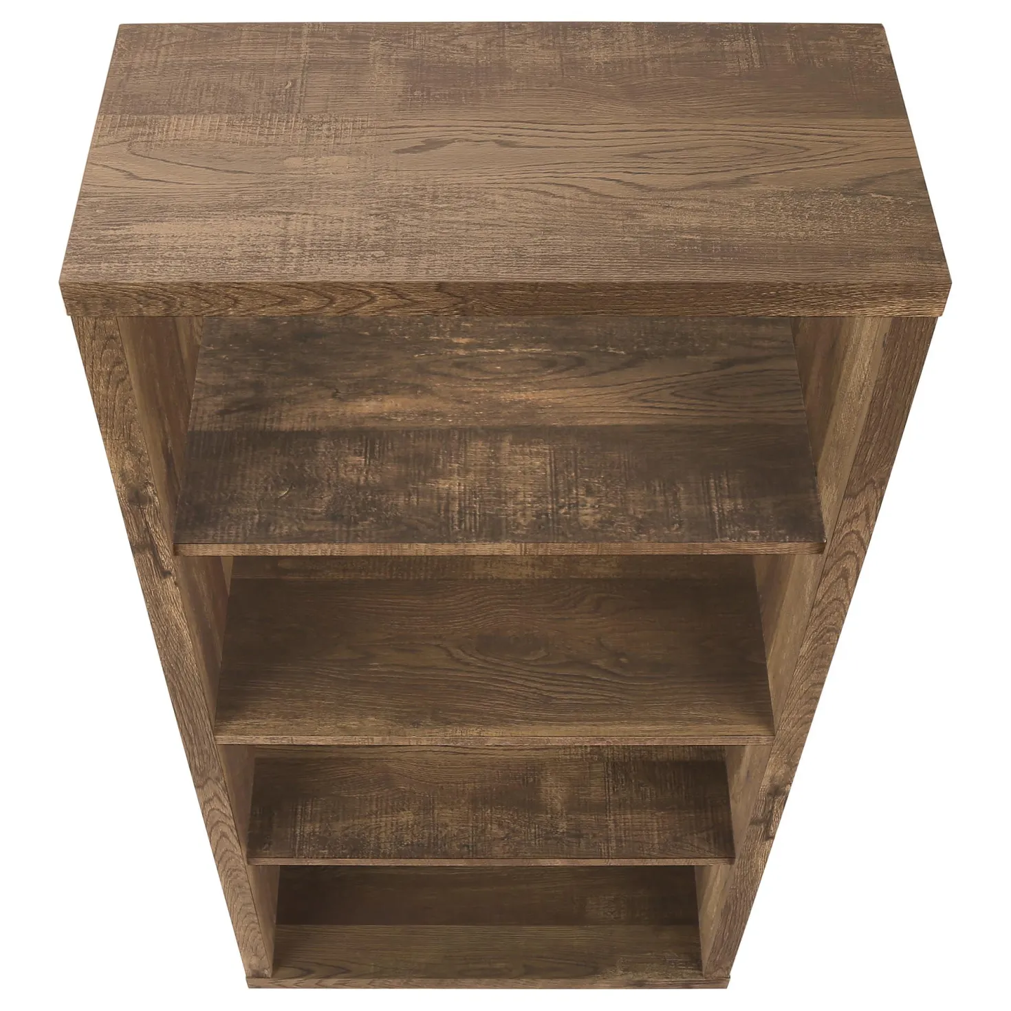 Étagère - 48"H, faux bois brun, tablettes ajustable - Monarch