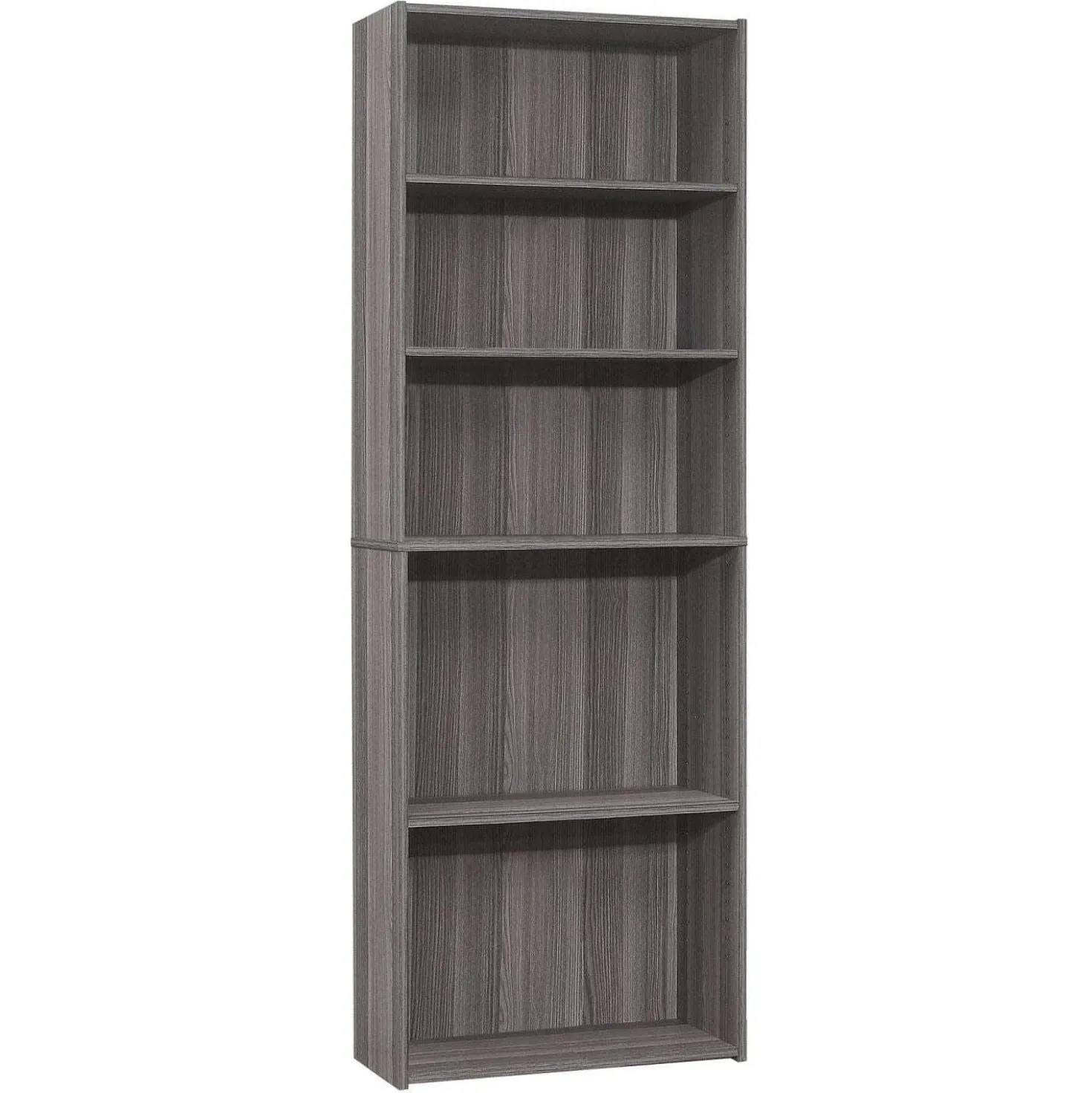 Étagère - 72"H, gris avec 5 tablettes - Monarch