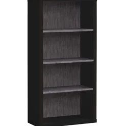 Étagère - 48"H, noir, gris avec tablettes ajustable - Monarch
