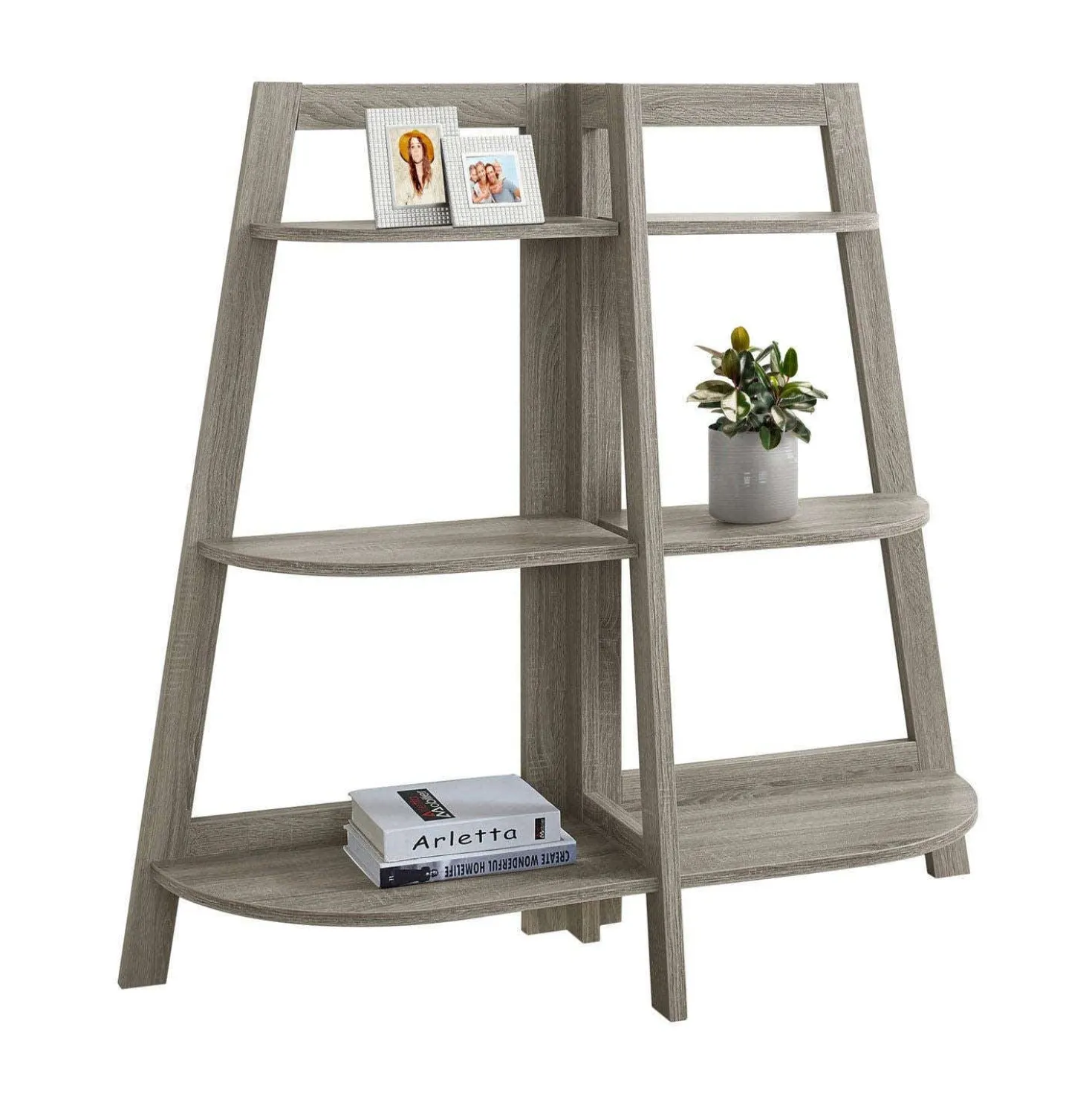 Étagère - 48"H, étagère d'appoint taupe foncé - Monarch